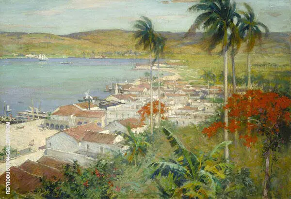 Havana Harbour 1902 By Willard Leroy Metcalf