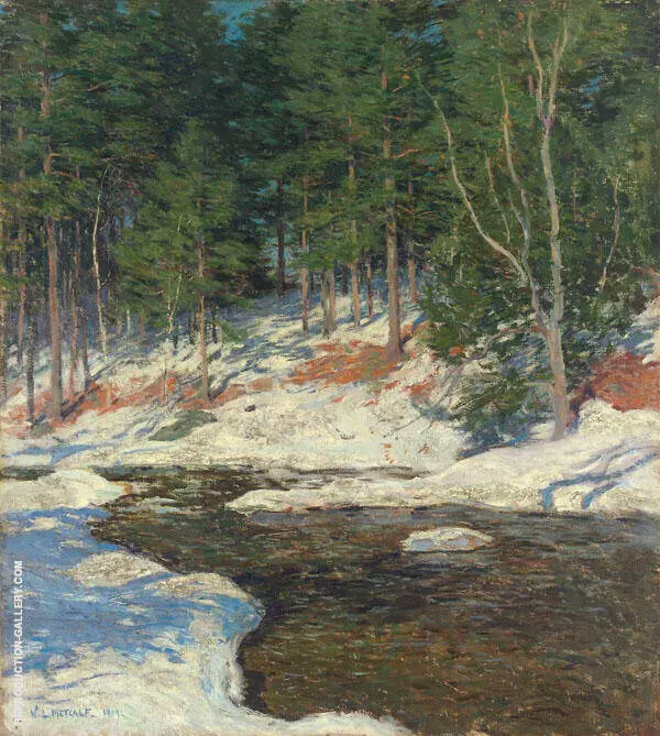 Icebound 1909 By Willard Leroy Metcalf