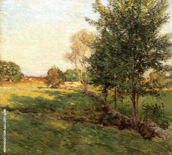 Lengthening Shadows by Willard Leroy Metcalf | Oil Painting Reproduction