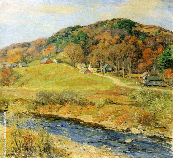 November Mist 1922 By Willard Leroy Metcalf