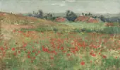 Poppy Field 1886 By Willard Leroy Metcalf