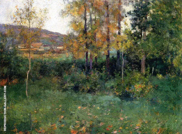 Sping Landscape, Giverny, 1887 By Willard Leroy Metcalf