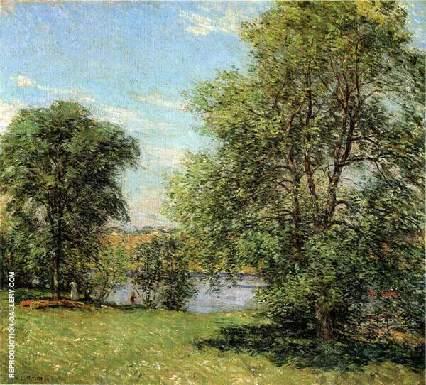 The Boat Landing 1902 By Willard Leroy Metcalf