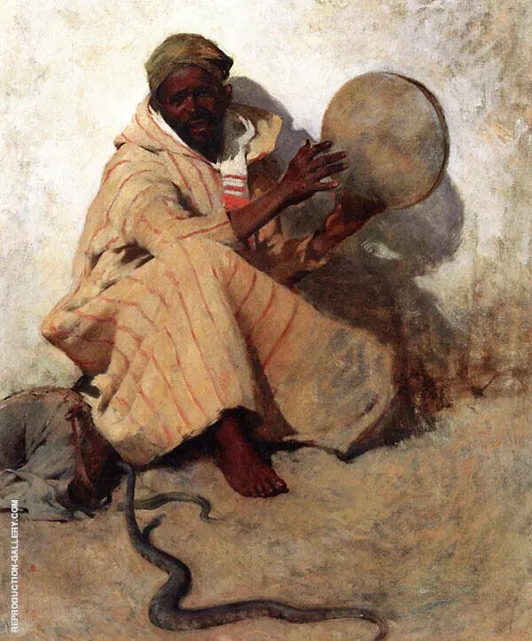 The Snake Charmer 1887 By Willard Leroy Metcalf