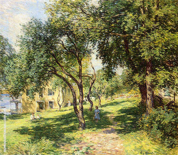 The Path 1915 by Willard Leroy Metcalf | Oil Painting Reproduction