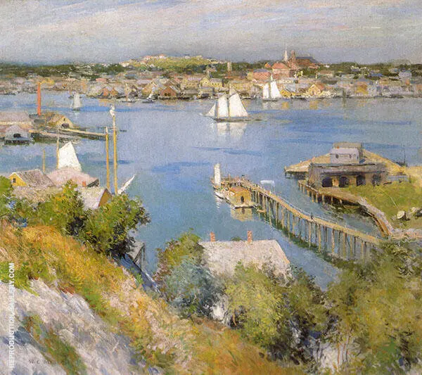 Gloucester Harbour 1895 By Willard Leroy Metcalf