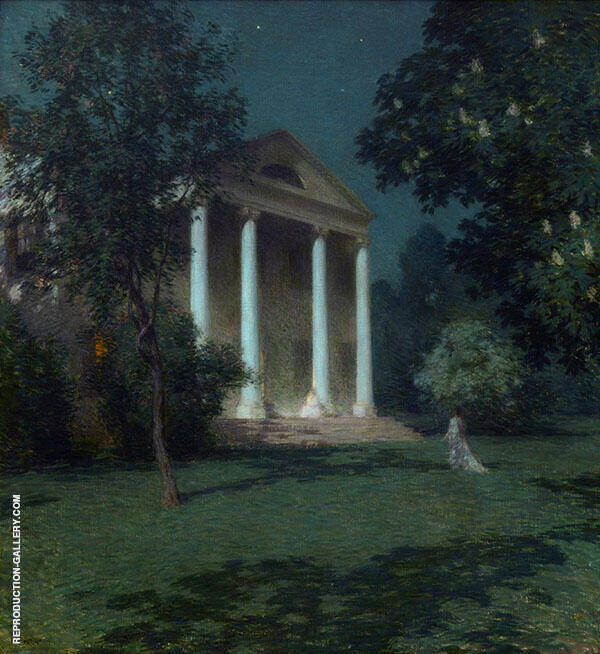May Night 1906 by Willard Leroy Metcalf | Oil Painting Reproduction