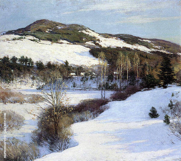 Cornish Hills 1911 by Willard Leroy Metcalf | Oil Painting Reproduction