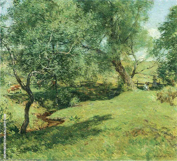 June Pastoral 1910 By Willard Leroy Metcalf