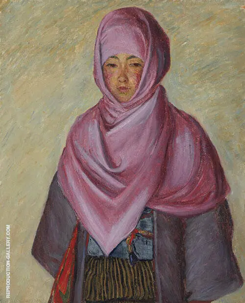 The Purple Shawl By Lilla Cabot Perry