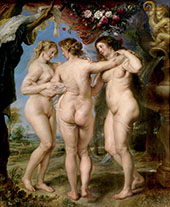 The Three Graces 1630-1635 By Peter Paul Rubens