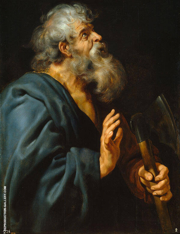 Saint Matthias by Peter Paul Rubens | Oil Painting Reproduction