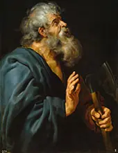 Saint Matthias By Peter Paul Rubens