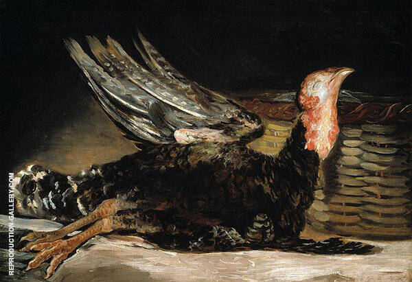 Dead Turkey by Francisco Goya | Oil Painting Reproduction