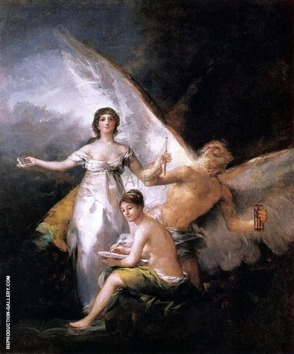 Allegory on the Adaption of the Constitution 1812 By Francisco Goya