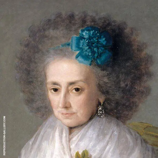 The Jewellery of the Window Mario Antonia Gonzaga 1746 By Francisco Goya