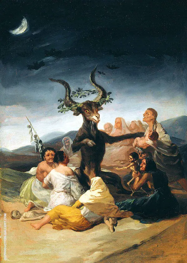The Witches Sabbath 1898 By Francisco Goya