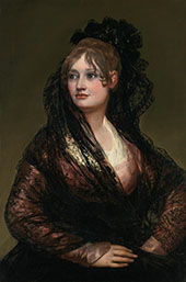 Portrait of Dona Isabel Cobos de Porcel 1805 By Francisco Goya