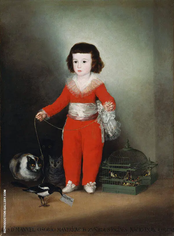 Manuel Osorio Manrique de Zuniga By Francisco Goya