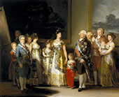 King Charles IV of Spain with his Family c1800 By Francisco Goya