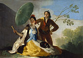 The Parasol c1777 By Francisco Goya