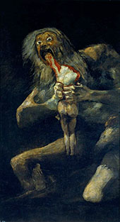 Saturn Devouring his Son By Francisco Goya