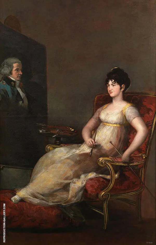 Maria Tomasa Palafox, The 12th Marchioness of Villafranca By Francisco Goya
