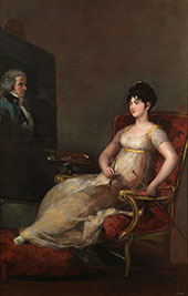 Maria Tomasa Palafox, The 12th Marchioness of Villafranca By Francisco Goya