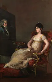 Maria Tomasa Palafox, The 12th Marchioness of Villafranca By Francisco Goya