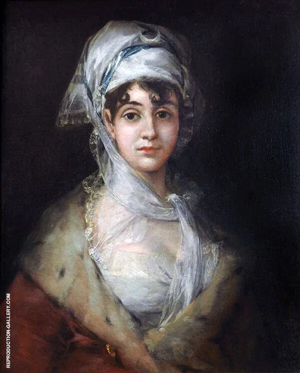 Portrait of the Actress Antonia Zarate c1810 By Francisco Goya