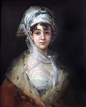 Portrait of the Actress Antonia Zarate c1810 By Francisco Goya