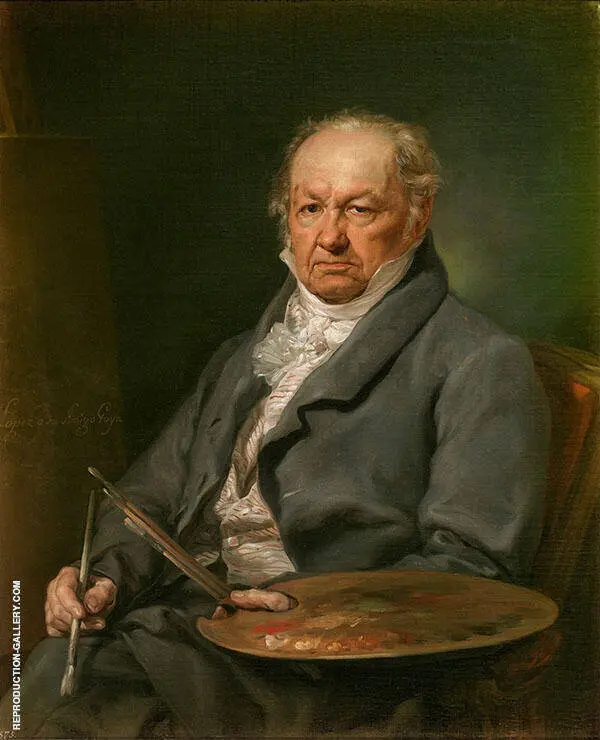 The Painter Francisco de Goya 1826 By Francisco Goya