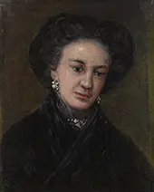Portrait of the Actress Rita Luna 1818 By Francisco Goya