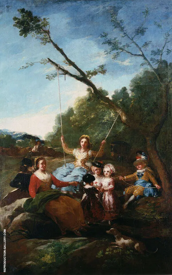 The Swing 1779 By Francisco Goya
