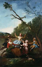 The Swing 1779 By Francisco Goya
