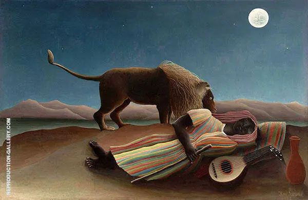 The Sleeping Gypsy 1897 By Henri Rousseau
