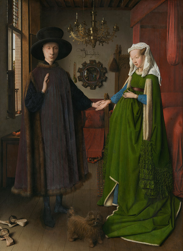 The Arnolfini Marriage 1434 by Jan van Eyck | Oil Painting Reproduction