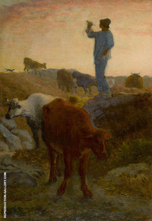 Calling Home the Cattle c1866 | Oil Painting Reproduction