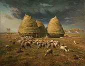 Haystacks Autumn 1874 By Jean Francois Millet