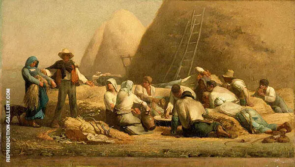 Harvesters Resting in the Field (Ruth and Boaz c1850 By Jean Francois Millet