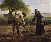 Potato Planders c1861 By Jean Francois Millet