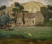 The Farmhouse By Jean Francois Millet