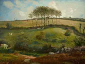 A Pasture Near Cherbourg 1861 By Jean Francois Millet