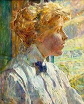 Portrait of The Artist Wife By Robert Lewis Reid