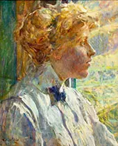 Portrait of The Artist Wife By Robert Lewis Reid