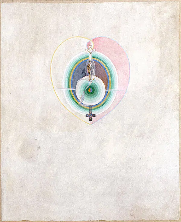 The Dove No11 GroupIX No35 By Hilma AF Klint