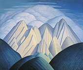 Mountain Near Jasper c 1934 By Lawren Harris