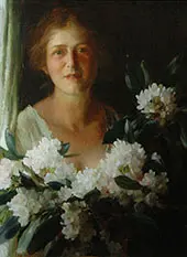 Rhodedendrons By Charles Courtney Curran