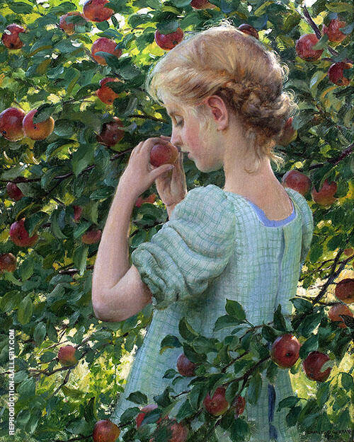 Scent of The Apple by Charles Courtney Curran | Oil Painting Reproduction