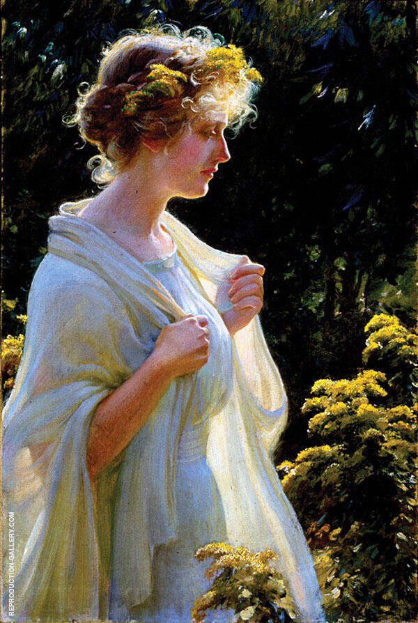 Seeking The Ideal by Charles Courtney Curran | Oil Painting Reproduction